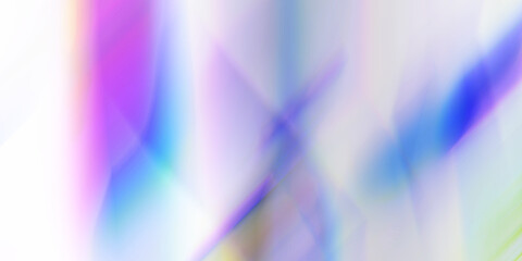 Poster - Abstract Holographic Background With A Blend Of Pastel Colors