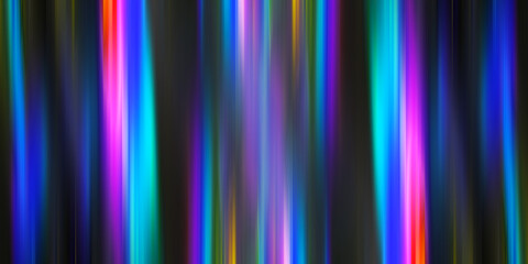 Poster - Abstract background with vertical streaks of vibrant, iridescent colors