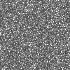 Poster - geometric pattern. multiple repeated inner triangles. small triangles size. black and white style. s