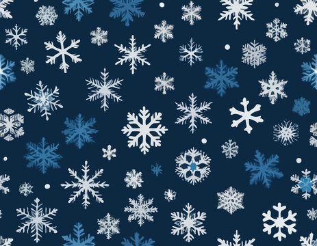 Vector Snowflakes icons. Blue Glitter Snowflake. Winter snow. Merry Christmas pattern