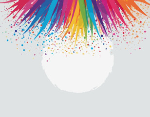 Poster - Set of Color Gradient Lines. Abstract Wave 3D Strokes. Vector Splashing Dynamic Shapes in Rainbow Colors. Bright Illustration of Firework, Ribbon or Carnaval Confetti