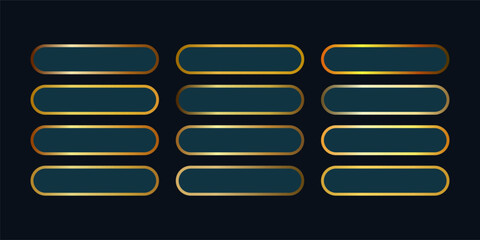 Colorful CTA button set.