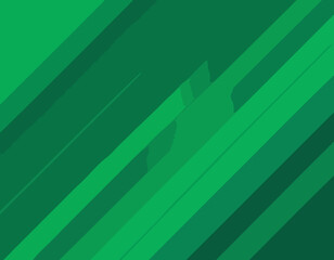 Poster - Geometric Green Background with Diagonal Stripes and Gradients. Vector Minimalist Backdrop for Traditional Irish St. Patrick Day