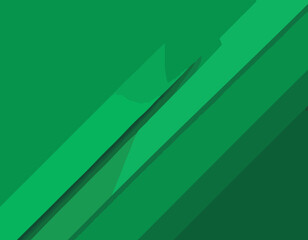 Poster - Geometric Green Background with Diagonal Stripes and Gradients. Vector Minimalist Backdrop for Traditional Irish St. Patrick Day