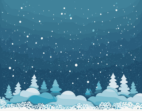 Falling snow on transparent background in paper cut style. Snowstorm clouds overlay effect for Christmas and New Year Design. Vector illustration