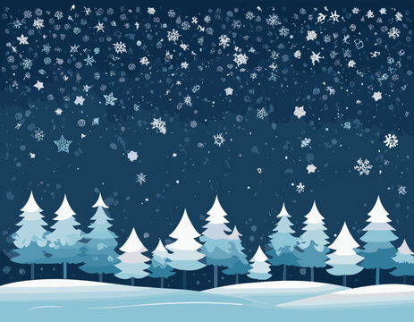 Falling snow on transparent background in paper cut style. Snowstorm clouds overlay effect for Christmas and New Year Design. Vector illustration