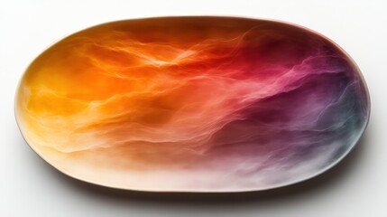 Poster - Intriguing abstract piece with rich gradients and dramatic swirls, capturing a range of emotions and evoking imagery of transitions and flowing movement.