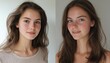 © Kalo - Highlighting natural beauty: Before and after a young womana??s skincare routine
