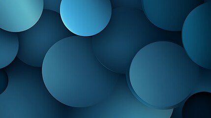 Fototapete - Abstract vector illustration with overlapping glossy circles, designed as a web background, offering a sleek and modern visual effect