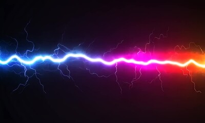 Wall Mural - Electric Storm: A Symphony of Light and Energy