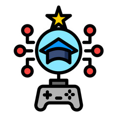 Wall Mural - Gamification Icon