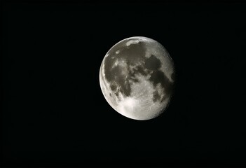 Wall Mural - background isolated resolution high black full moon