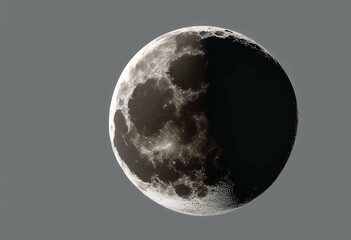Wall Mural - background isolated transparent moon