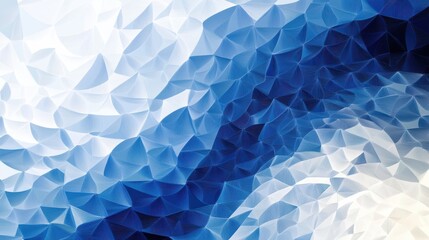 Wall Mural - Abstract Blue Geometric Background with White Space