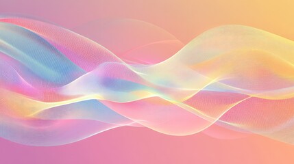 Abstract AI holographic design featuring dynamic light trails and high-tech neural pathways in vibrant gradients