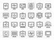© Rony - Vital sign monitor icon features overview