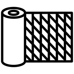 Poster - Textiles Outline Icon