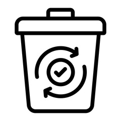 Poster - Repurposing Waste Outline Icon