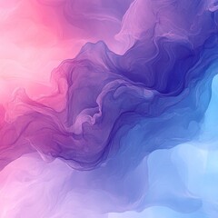 Wall Mural - Abstract Watercolor Effect Digital Background with Soft Flow, Generative AI