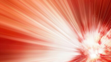 Aufkleber - Burst abstract background concept. A vibrant explosion of red and white colors creating dynamic visual energy.