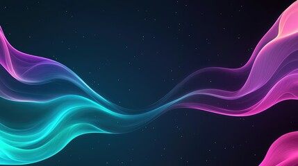 Poster - Galaxy abstract background concept. Abstract colorful waves create a mesmerizing visual flow and dynamic energy.