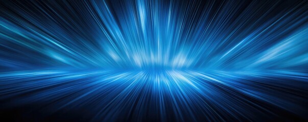 Aufkleber - Burst abstract background concept. Dynamic blue abstract background with striking light rays and vibrant motion effects.
