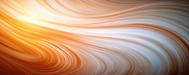 Poster - Galaxy abstract background concept. Abstract wave pattern in warm colors creating a soothing and dynamic visual effect.