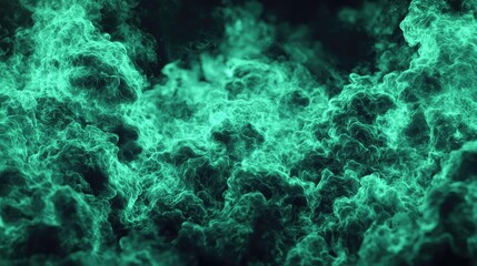 Aufkleber - Burst abstract background concept. Abstract green smoke texture with glowing particles, ideal for backgrounds and designs.