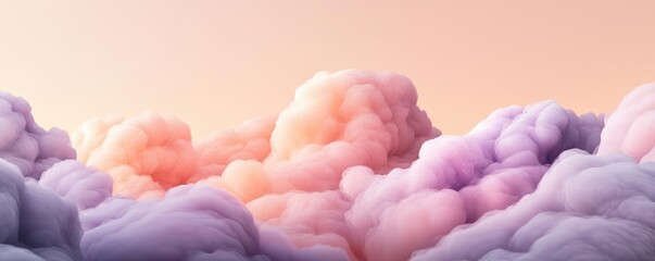 Aufkleber - Galaxy abstract background concept. Beautiful pastel clouds creating a serene and dreamy atmosphere during sunset.