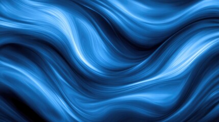Aufkleber - Galaxy abstract background concept. Abstract blue waves with smooth textures create a calming and modern visual effect.