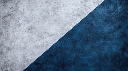 Aufkleber - Grungy abstract background idea. Abstract textured background with gray and dark blue colors divided diagonally.