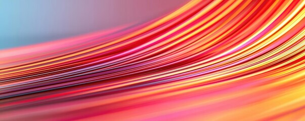 Aufkleber - Burst abstract background concept. Vibrant abstract lines create a dynamic and colorful background with smooth wave patterns.