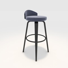 3d render bar stool design element. Furniture Collection