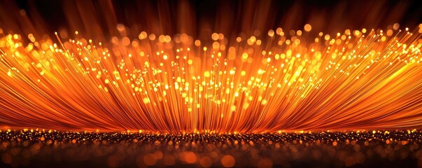 Aufkleber - Burst abstract background concept. Abstract glowing lines and particles creating a vibrant digital background effect.