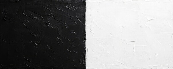 Poster - Grungy abstract background idea. Abstract artwork featuring a contrast of black and white textures and tones.