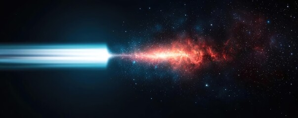 Aufkleber - Galaxy abstract background concept. A stunning visual of a cosmic phenomenon with vibrant colors in space.