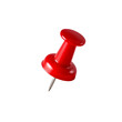 © Jakirul - Red Push Pin, 3d rendering isolated on transparent background. Red push pin cut out.