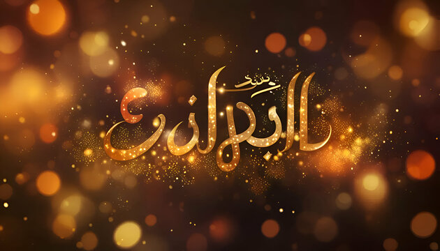 A word eid ul adha in golden colour in the bokeh background, eid al adha, 2025, eid ul fitr, ramzan, eid al-fitr, idul-fitr, 