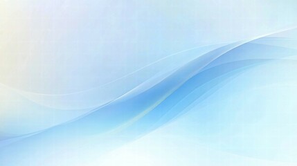 Poster - A soft, abstract background featuring gentle blue waves, ideal for presentations or digital design.