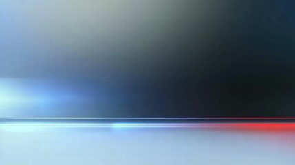 Poster - Abstract gradient background with blue and red light streaks.