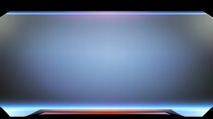 Poster - A sleek, modern interface design with a gradient background and illuminated edges.