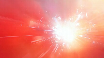 Poster - A burst of light and color radiating from a central point, creating a dynamic visual effect.