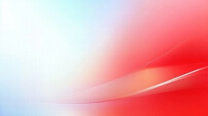 Poster - Abstract gradient design with soft red and blue hues creating a calming visual effect.