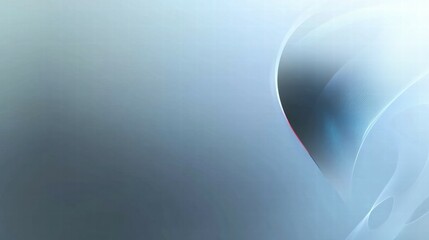 Aufkleber - Abstract digital design with soft curves and gradients in a cool color palette.
