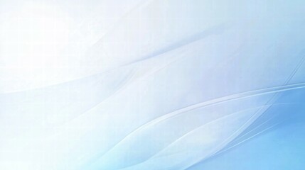 Poster - Abstract light blue background with smooth curves for design or presentation purposes.