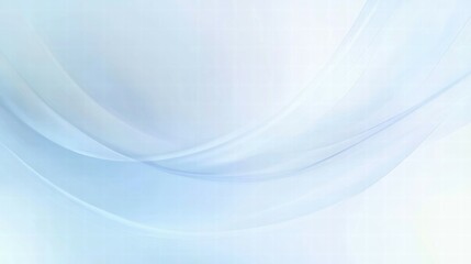 Poster - Soft blue abstract background with flowing lines, suitable for presentations or digital designs.
