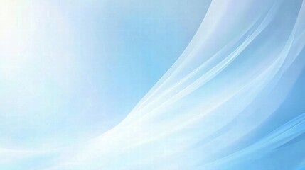 Poster - A soft blue abstract background with flowing textures and gentle gradients.