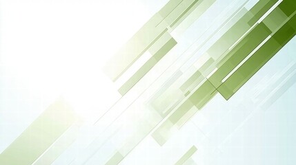 Poster - Abstract green geometric design with light effects, suitable for backgrounds or graphics.