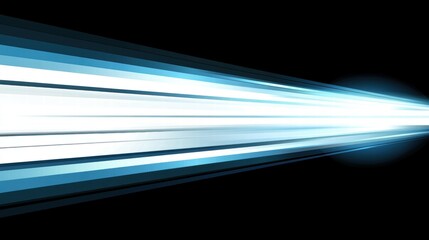 Aufkleber - Abstract representation of light beams radiating from a central point, suggesting speed and energy.