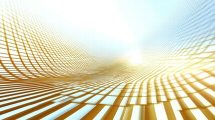 Poster - Abstract representation of light and texture, creating a dynamic visual flow.
